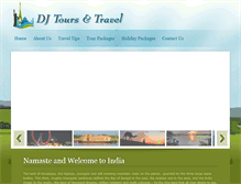 Tablet Screenshot of djtoursandtravel.com